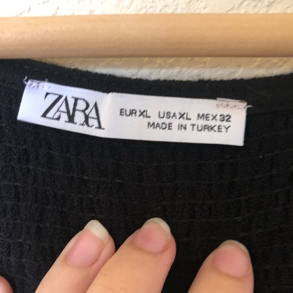 zara faux pearl top - Picture 4 of 4